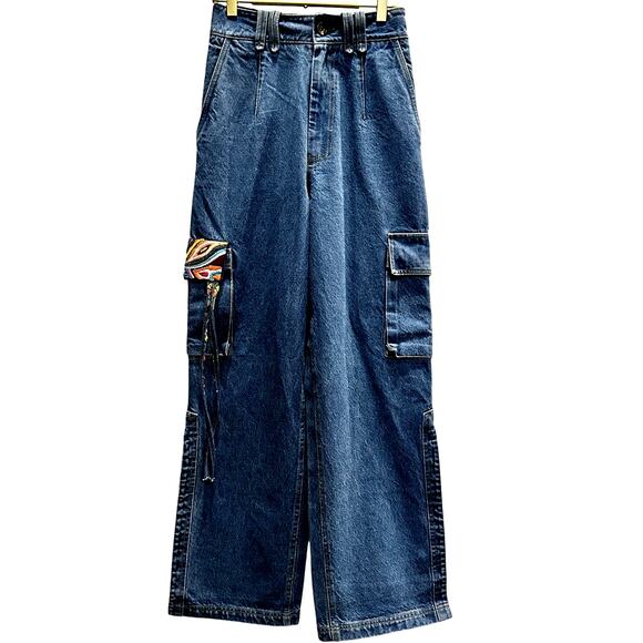 Style Junkie – Denim Cargo Pants – Size 4 (XS) - Picture 2 of 8